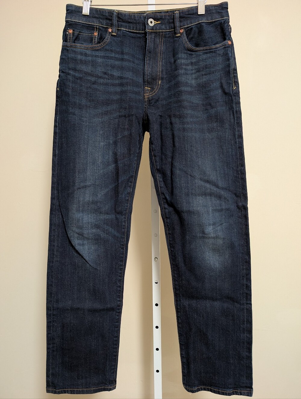 selvidge Flint and Tinder Straight Fit Jeans 30x30 Dark Indigo